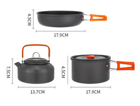 CampCook 3-in-1 Outdoor Kochset